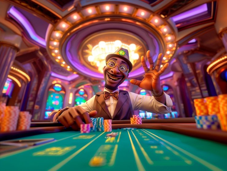 Dashboard akun slot bom menampilkan berbagai kategori konten termasuk Free Fire World Series, Liga 1, dan permainan kasino