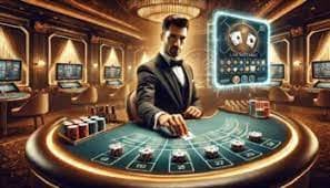 Meja Texas Poker di platform slot bom menampilkan kartu komunal, posisi dealer button, dan area taruhan dengan jelas